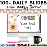 Daily Classroom Slides First Day of School Slides Welcome 