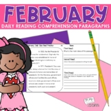 Reading Comprehension Passages - FEBRUARY