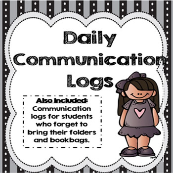 Preview of Daily Communication Log: Editable!