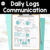 Daily Communication Log Print and for Google Slides™ | Spe