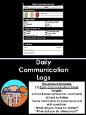 Daily Communication Log (Promotes Social Skill Daily Questions)