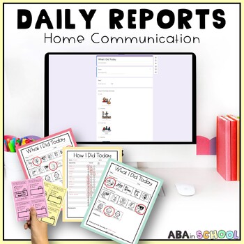 Preview of Daily Communication Sheet Special Education - Behavior Data Tracking Sheets