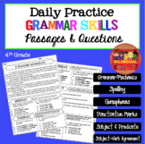 Daily Comprehension Passages Warm Ups Bell Ringer - Gramma