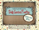 Daily Cursive Practice-Uppercase Letters