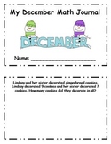 Daily December Math Journal
