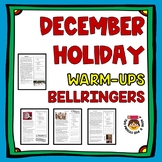 Daily December Warm-Ups/Bell Ringers Christmas, Hanukkah & More