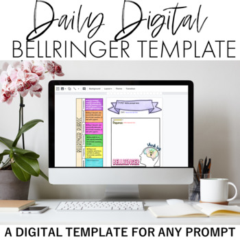 Preview of Daily Digital Bellringer Template
