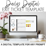 Daily Digital Exit Ticket Template