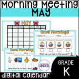 Daily Digital May Morning Meeting & Calendar Google Slides