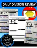 Daily Division Strategies Review-Morning Work/Stations