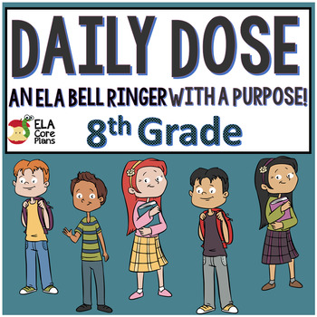 Preview of Daily Dose ~ 8th Grade Bellringer! Includes a Word of the Day!