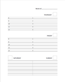 Daily Duties: Independent Check Sheets for Students by Learn-for-a-Month
