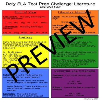 Daily ELA Challenge - Set 1 by Lisa George | Teachers Pay Teachers