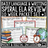 Daily ELA Spiral Language Review Grammar Practice Workshee