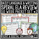 Daily ELA Spiral Language Review Grammar Practice Workshee