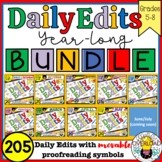 Daily Edits BUNDLE: Digital Proofreading Exercises for the