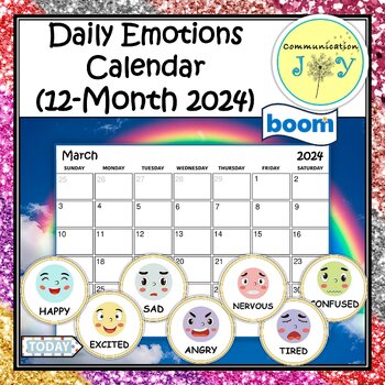 Preview of Daily Emotions Calendar 2024 (Boom™ Deck)
