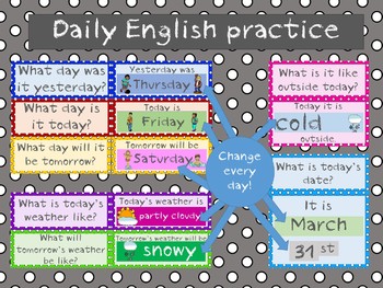 Preview of Daily English practice