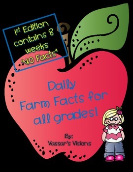 Preview of Daily Farm Facts for all Grades! 1st Edition