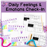 Daily Feelings & Emotions Check In Chart - Mindfulness Pri