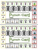 Daily Five (5) Centers Managed Independent Learning Punch Card