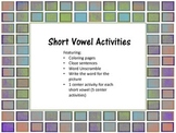 Short Vowel Activities