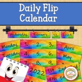 Daily Flip Calendar 2022 to 2051 Watercolor Theme