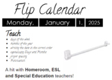 Daily Flip Calendar - Teach proper capitals and punctuation