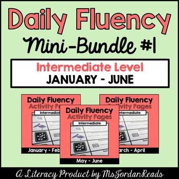 Preview of Daily Fluency | Intermediate Upper Level | Mini-Bundle (Set 1)