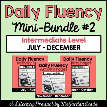 Preview of Daily Fluency | Intermediate Upper Level | Mini-Bundle (Set 2)