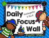 Daily Focus Headers/Banners for Kindergarten or Pre-K Pira