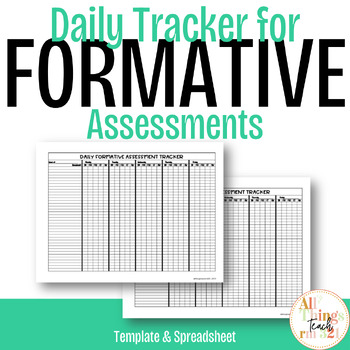 Preview of Daily Formative Assessment + Attendance Tracker Template! + Spreadsheet