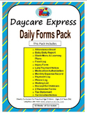 Daily Forms Pack (Baby Report, Blank Menu Plan, Tax Statem