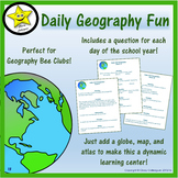 Geography Daily Activities for the Whole School Year Dista