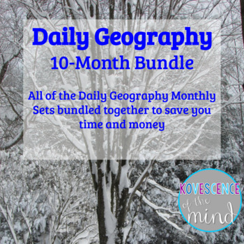Preview of Daily Geography Bundle