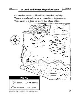 daily geography practice grade 1 weeks 13 18 tpt