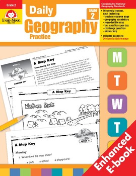 Preview of Daily Geography Practice, Grade 2