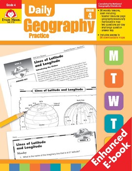 Preview of Daily Geography Practice, Grade 4