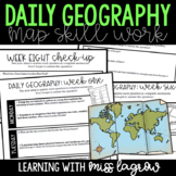 Daily Geography or Social Studies Map Skills FULL YEAR Bundle