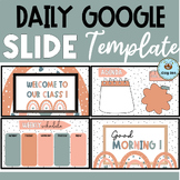 Daily Google Slide Template/ Daily Agenda Slides/ Morning 