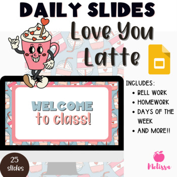 Preview of Daily Google Slides Templates | Valentine's Day Slide Template