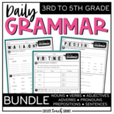 Daily Grammar Activities BUNDLE | Grammar Worksheets for 3