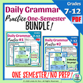 Daily Grammar Practice Bellringers for Middle School One S