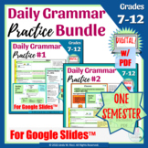 Daily Grammar Practice One Semester Digital Bell Ringer | 