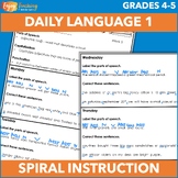 Daily Grammar Practice Sentences | Oral Language Review | 
