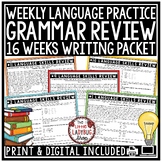 Daily Grammar Review Practice 3rd 4th Grade Grammar Paragr