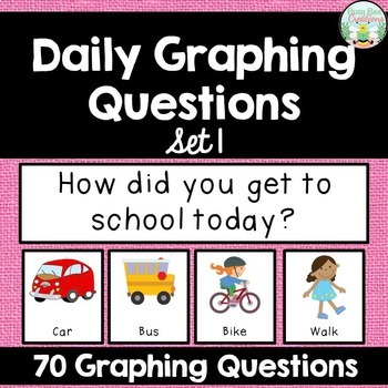 Preview of Daily Graphing Questions - Set 1