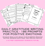 Daily Gratitude Journal - 186 Prompts for Positivity *DOCS + PDF