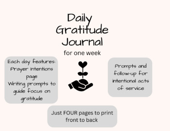 Prayer and Gratitude Journal for Women Blank Lined Journal