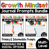 Daily Growth Mindset Journal Writing Prompts Morning Work 